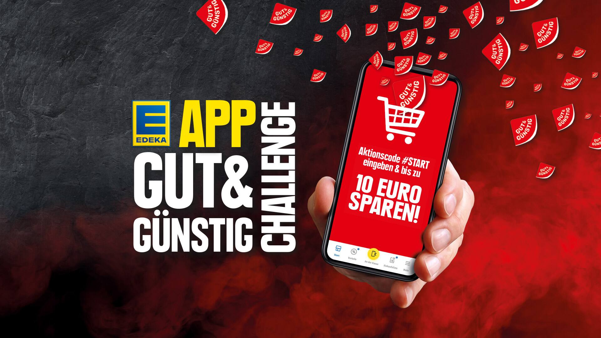  - GUT&GÜNSTIG App Challenge – Bei EDEKA oder MarktKauf GUT&GÜNSTIG Produkte kaufen & bis zu 10€ Gutschein Coupons sichern