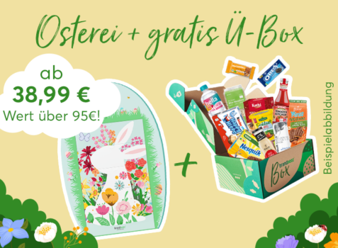 osterei + gratis Ü box du erhältst zu unserem osterei eine Überraschungsbox im wert von 30 € geschenkt! brandnooz