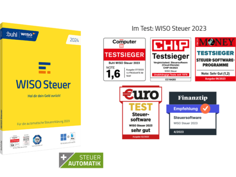 wiso steuer 2024 (für steuerjahr 2023) | aktivierungscode per e mail über amazon für nur ] 22,99€ statt 27,01€