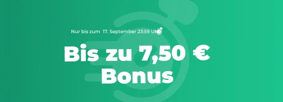 topcashback nur heute: bis zu 7,50 € cashback bonus