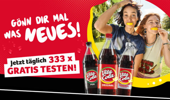 bis zu 3 flaschen vita cola 1,5l gratis testen dank geld zurÜck aktion