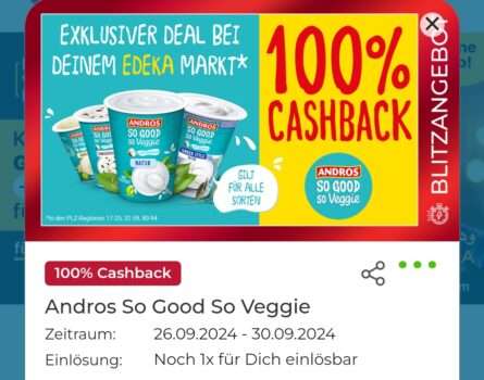 andros so good so veggie gratis testen dank geld zurÜck aktion