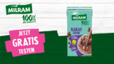 MILRAM 100% pflanzlich: veganer Kakao Drink – GRATIS TESTEN dank GELD-ZURÜCK-AKTION