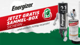 Energizer Batterie Sammel-Box GRATIS erhalten