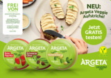 Argeta® Veggie Aufstriche – GRATIS TESTEN dank GELD-ZURÜCK-AKTION